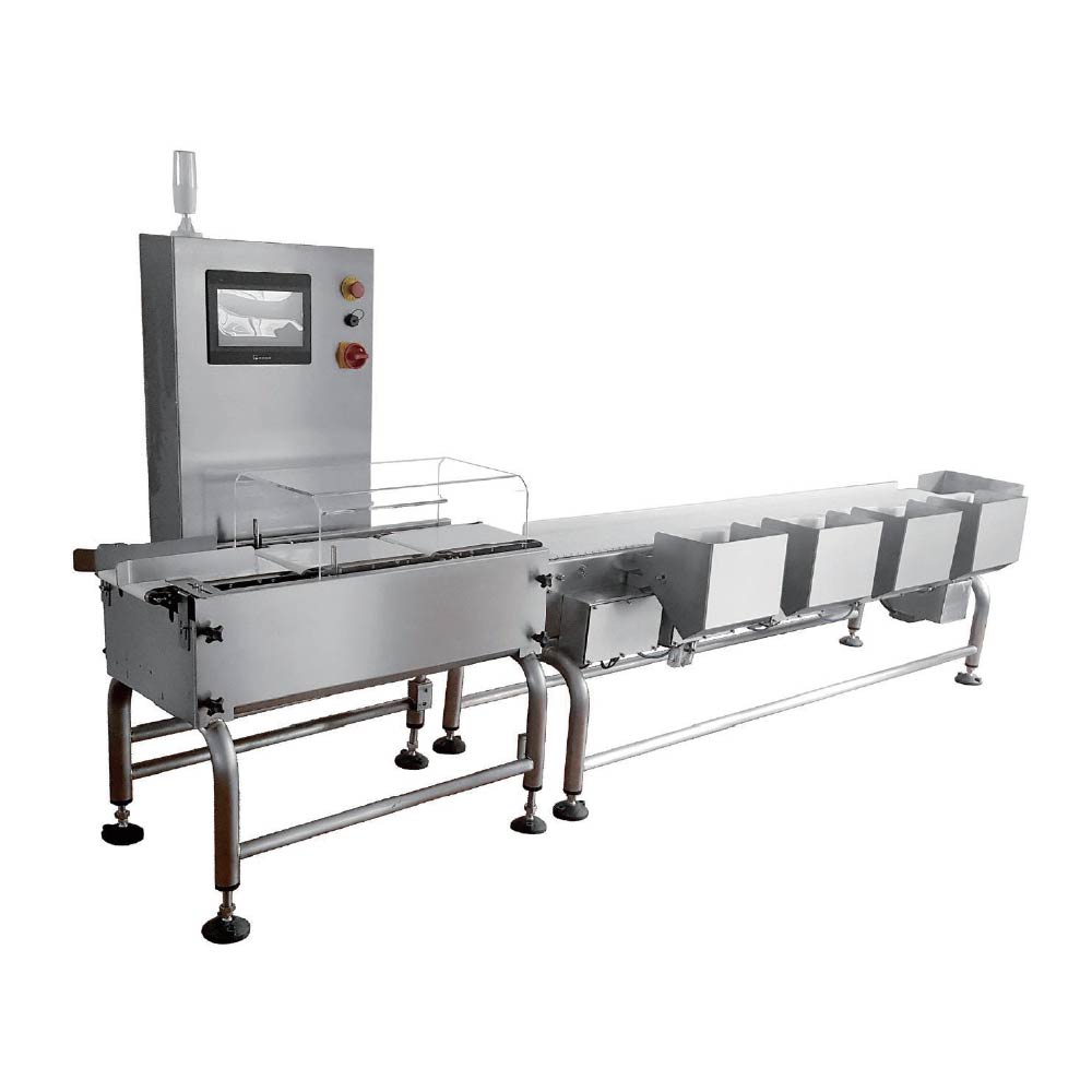 多級重量分選機<div style="font-size:0.7em;">Multi-stage Sorting Checkweigher</div>